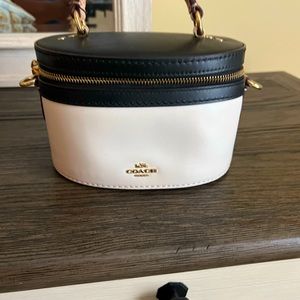 COACH X SELENA GOMEZ Trail Bag - Black and Cream smoke-free